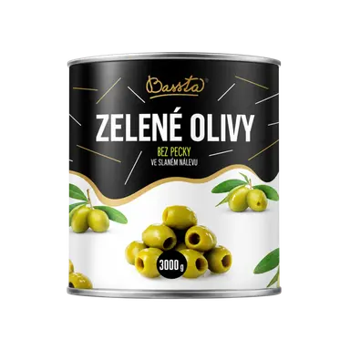 Bassta Olivy zelené bez pecky